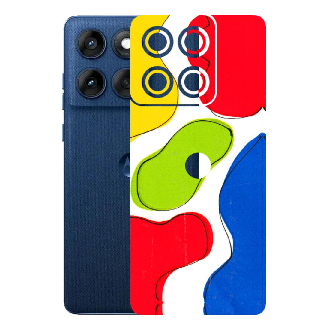 Motorola Phone Skins (All Models) - RGB Colour Paint - 3D Embossed Finish (L-284) Motorola Edge 60