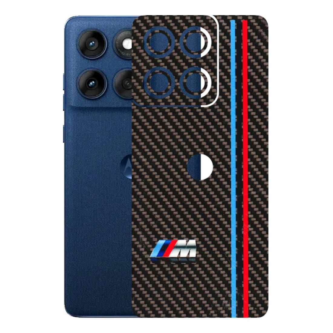Motorola Phone Skins (All Models) - BM Carbon Fiber Feels - 3D Embossed Finish (L-38) Motorola Edge 60