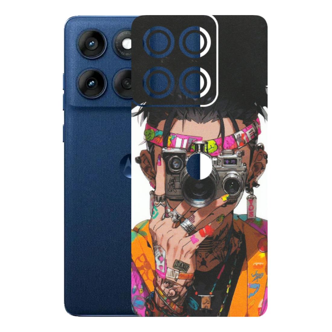 Motorola Phone Skins (All Models) - Camera Lover Girl - Matte Finish (M-09) Motorola Edge 60