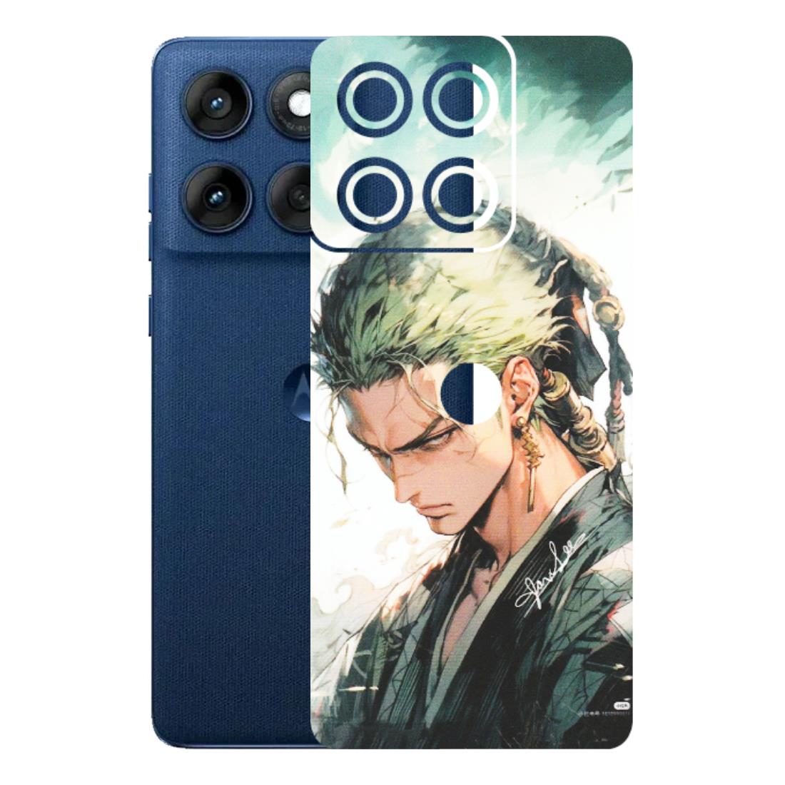 Motorola Phone Skins (All Models) - Pirate Hunter One Piece Anime - Matte Finish (M-157) Motorola Edge 60