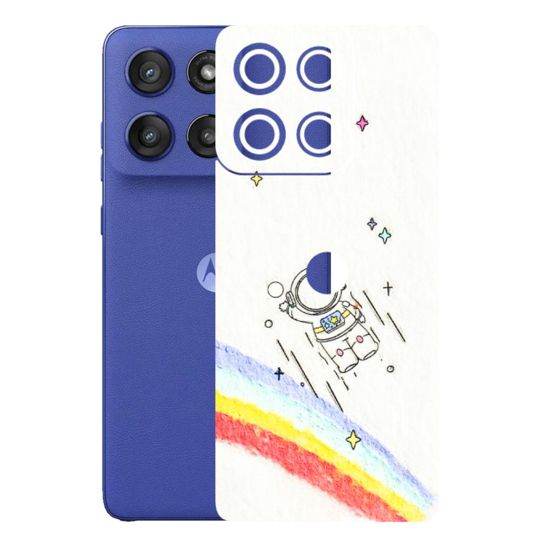 Motorola Phone Skins (All Models) - Milkyway Astronaut - 3D Embossed Finish (L-110) Motorola Edge 60 Stylus
