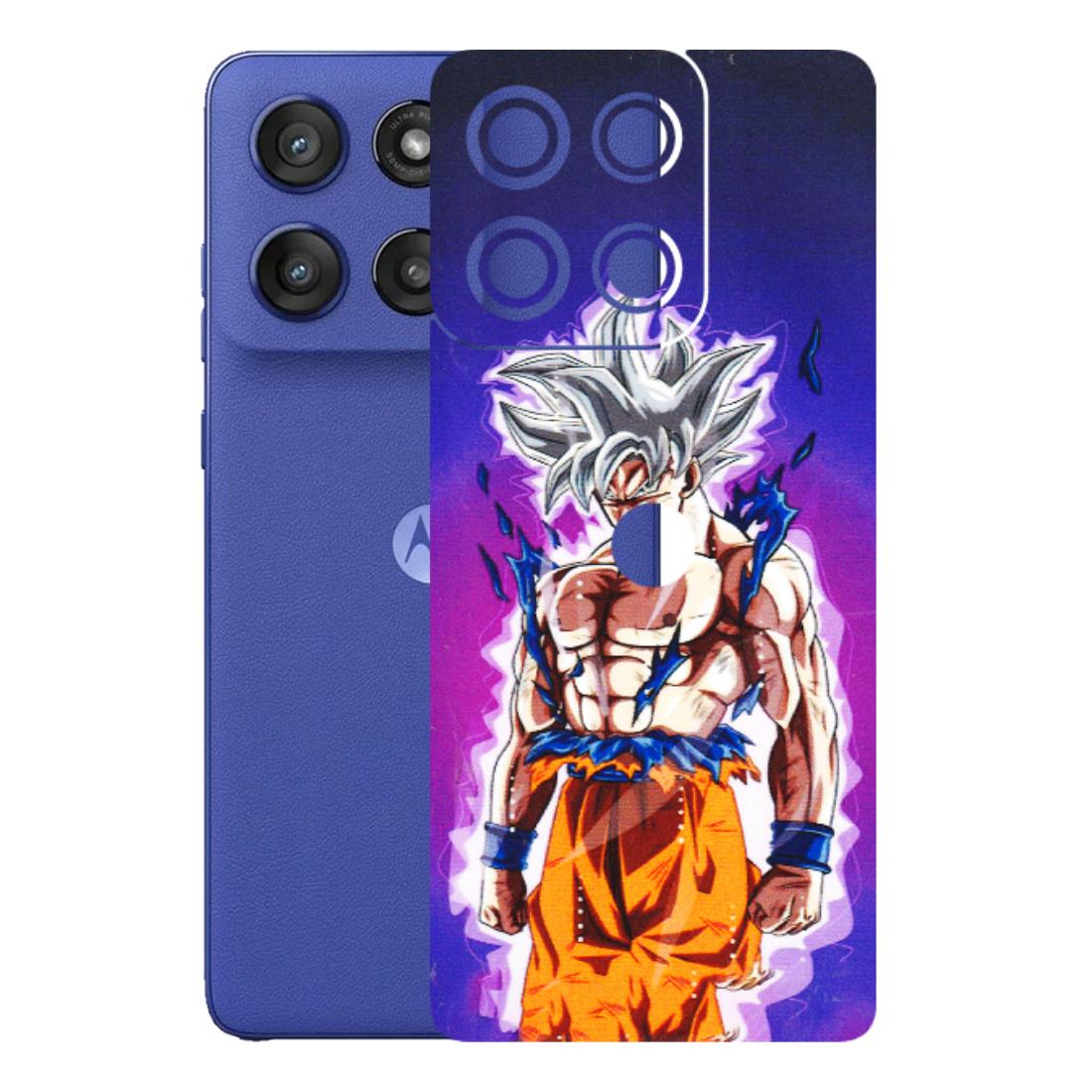 Motorola Phone Skins (All Models) - Goku Purple Anime - 3D Embossed Finish (L-147) Motorola Edge 60 Stylus