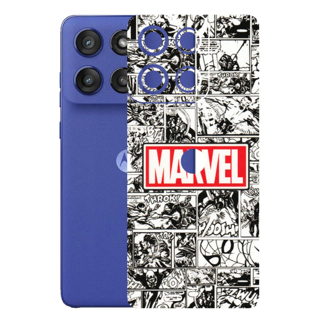 Motorola Phone Skins (All Models) - Marvel Comic - 3D Embossed Finish (L-171) Motorola Edge 60 Stylus