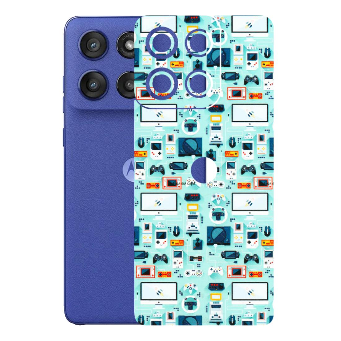 Motorola Phone Skins (All Models) - Gadgets Doodle - 3D Embossed Finish (L-184) Motorola Edge 60 Stylus