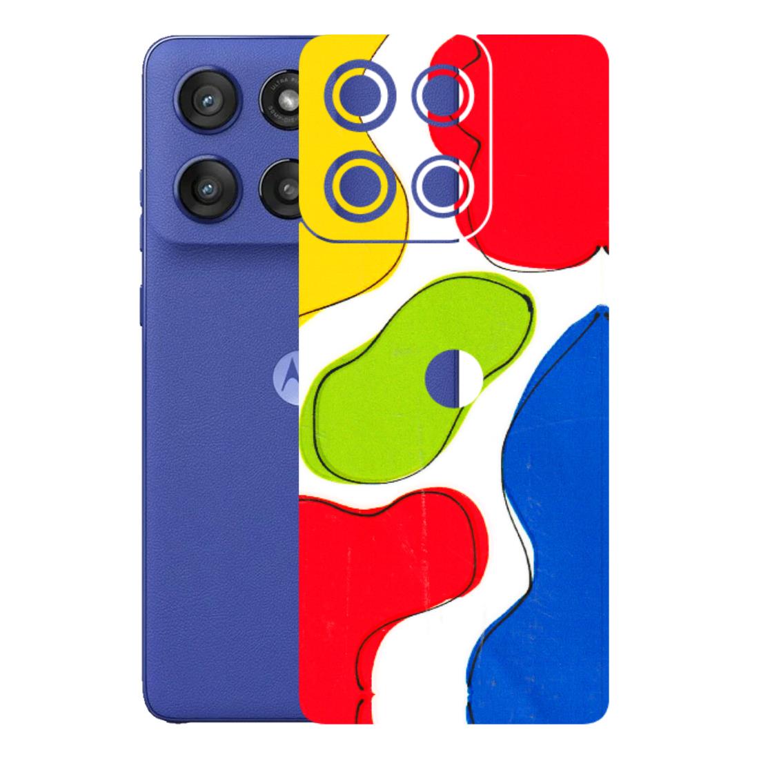 Motorola Phone Skins (All Models) - RGB Colour Paint - 3D Embossed Finish (L-284) Motorola Edge 60 Stylus