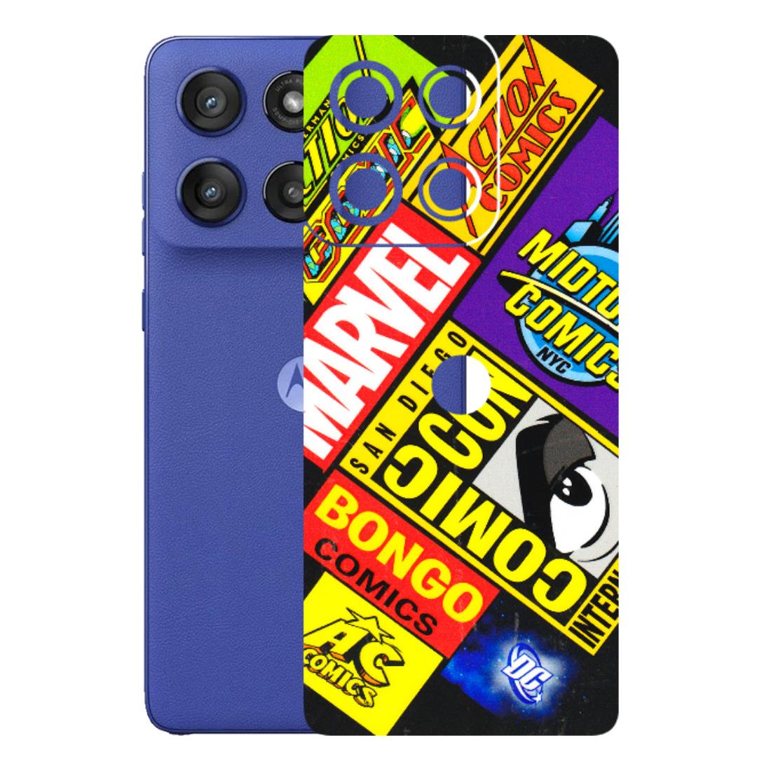 Motorola Phone Skins (All Models) - Bongo Comic Con - 3D Embossed Finish (L-325) Motorola Edge 60 Stylus
