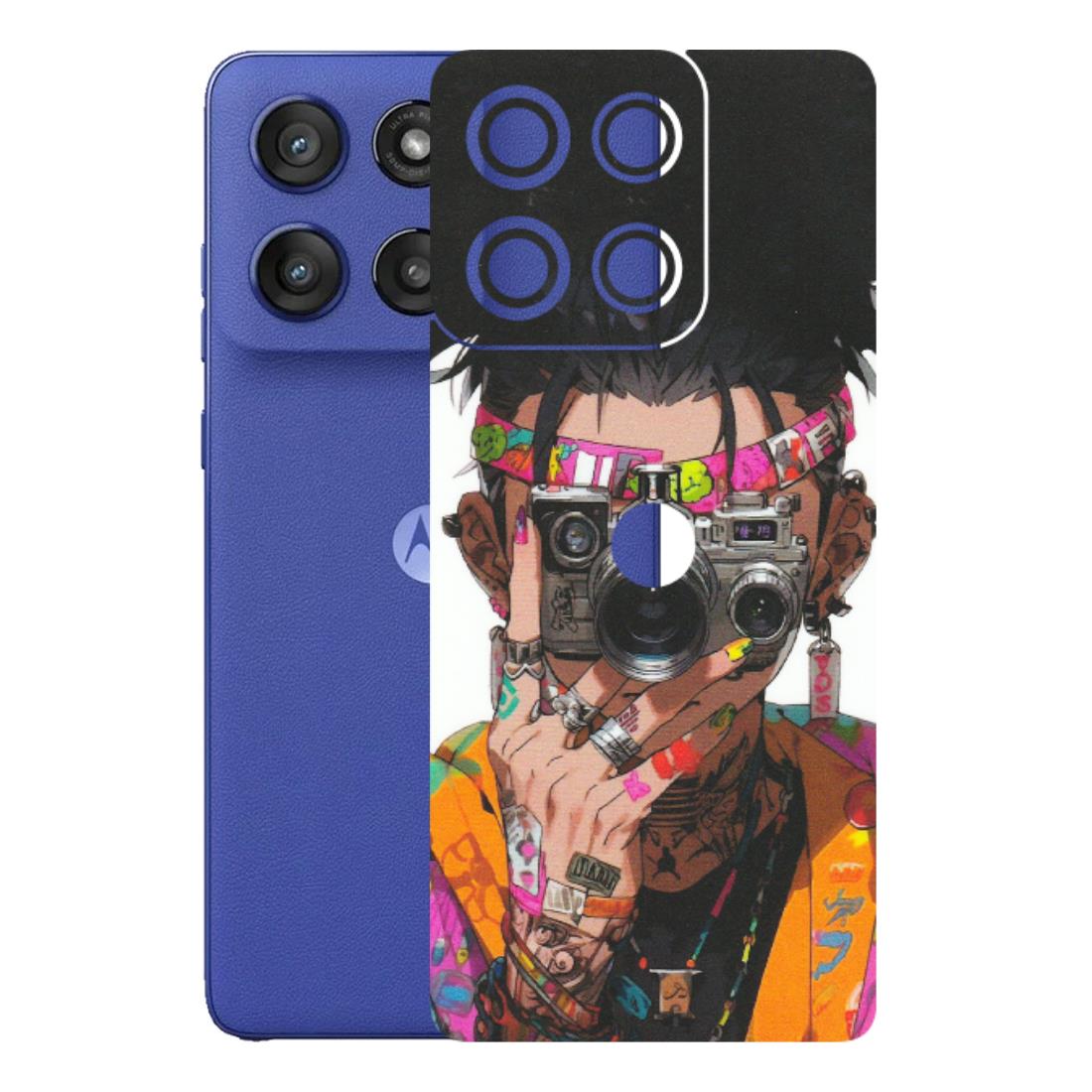 Motorola Phone Skins (All Models) - Camera Lover Girl - Matte Finish (M-09) Motorola Edge 60 Stylus
