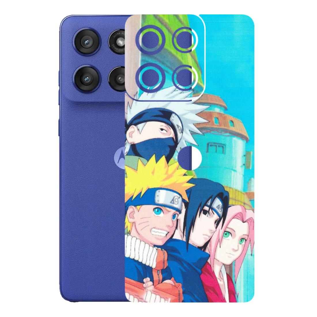 Motorola Phone Skins (All Models) - Team Minato And Kakashi - Matte Finish (M-101) Motorola Edge 60 Stylus