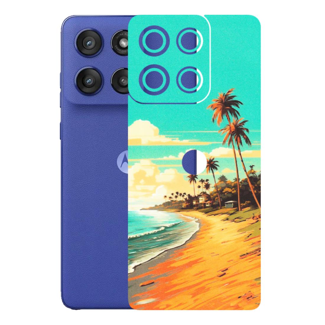 Motorola Phone Skins (All Models) - Miami Beach - Matte Finish (M-136) Motorola Edge 60 Stylus