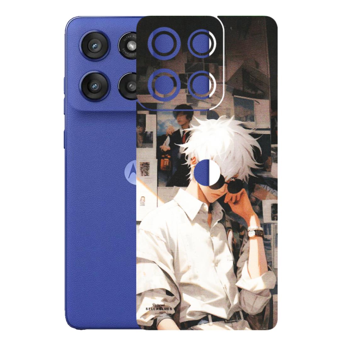 Motorola Phone Skins (All Models) - Gojo Satoru Jujustu Kaisen Anime - Matte Finish (M-156) Motorola Edge 60 Stylus