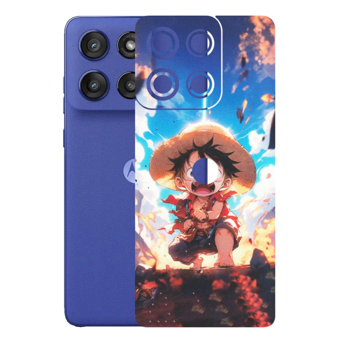 Motorola Phone Skins (All Models) - Toon One Piece Cute Character - Matte Finish (M-35) Motorola Edge 60 Stylus
