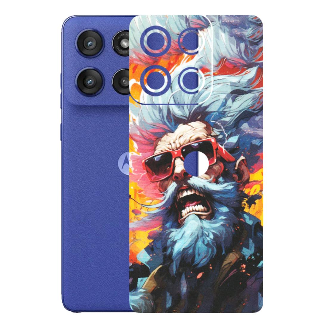 Motorola Phone Skins (All Models) - Daddy Cool Character - Matte Finish (M-43) Motorola Edge 60 Stylus