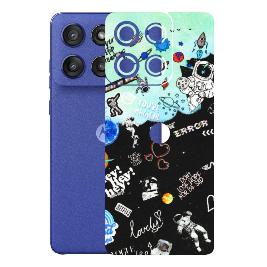 Motorola Phone Skins (All Models) - Living In A Space Dream - Matte Finish (M-46) Motorola Edge 60 Stylus