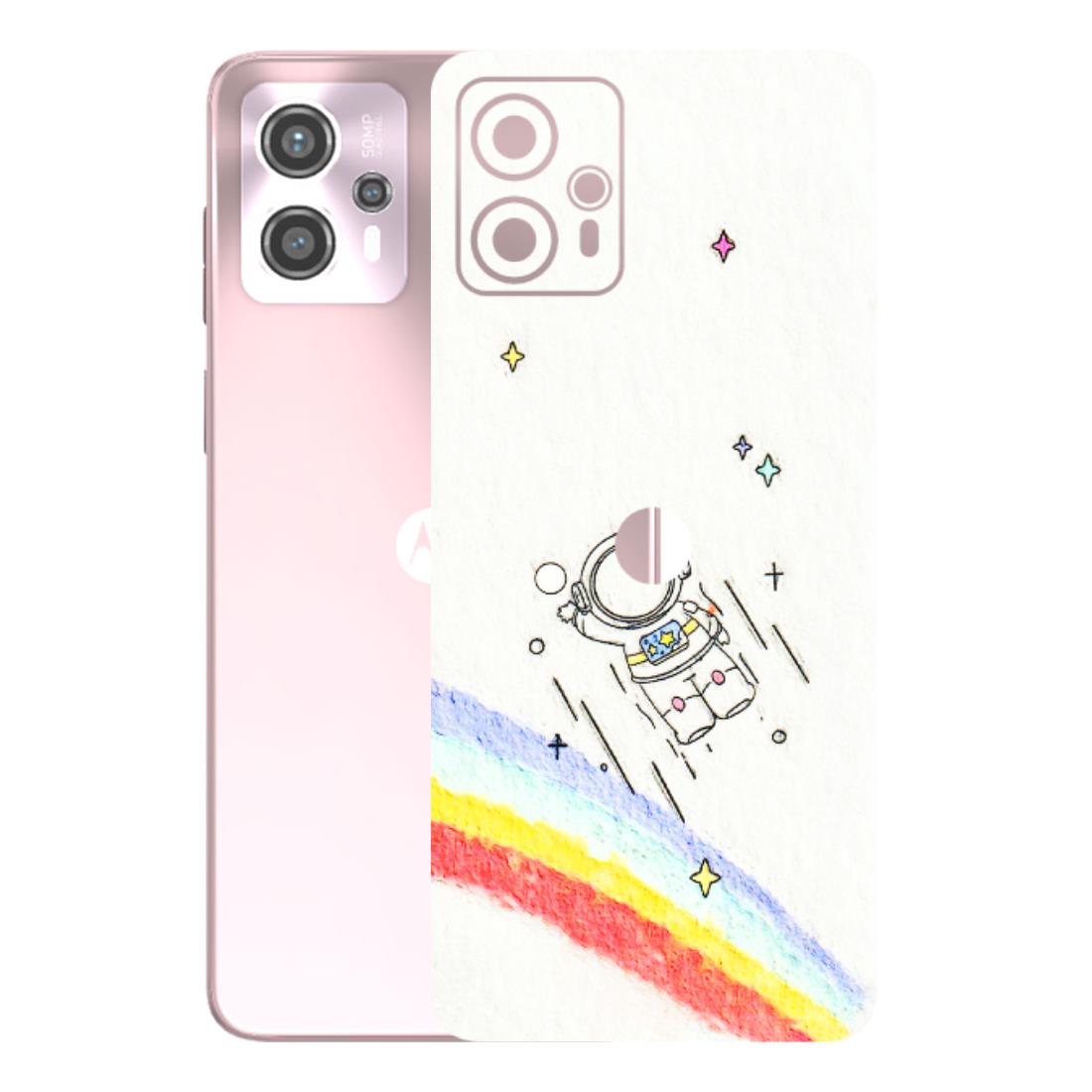 Motorola Phone Skins (All Models) - Milkyway Astronaut - 3D Embossed Finish (L-110) Motorola G13