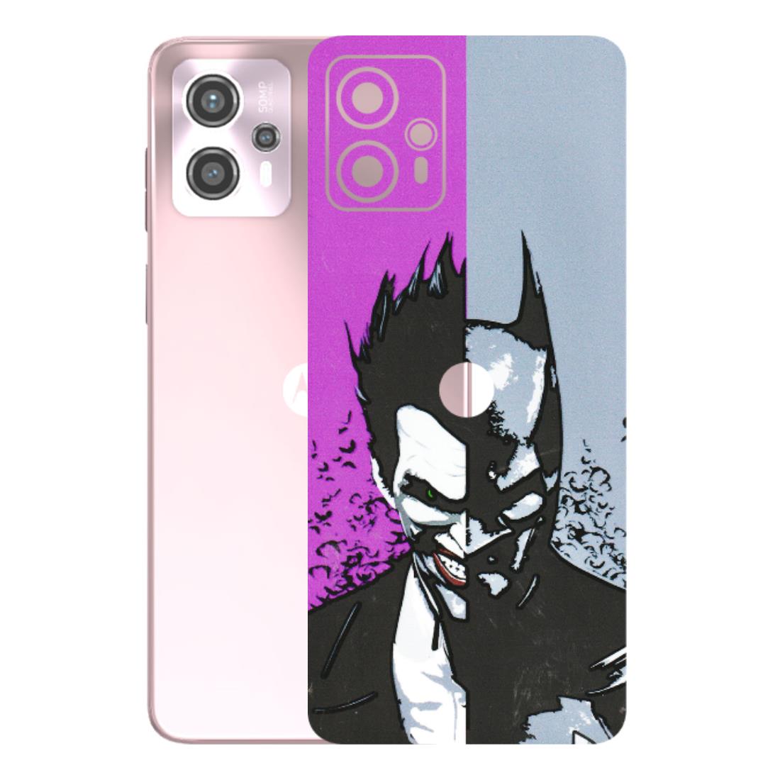 Motorola Phone Skins (All Models) - Batman & Joker - 3D Embossed Finish (L-143) Motorola G13