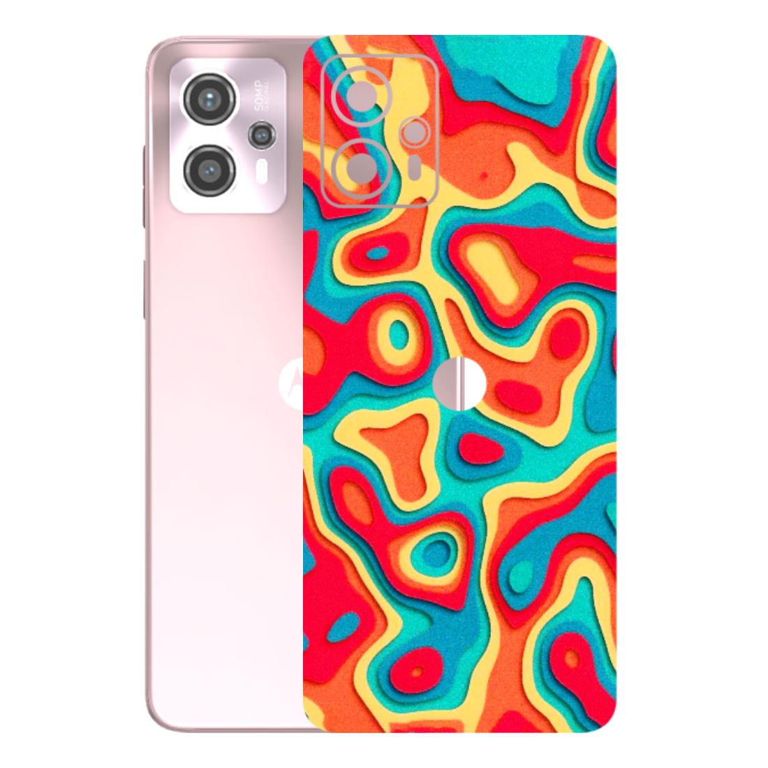 Motorola Phone Skins (All Models) - Abstract Swirl - 3D Embossed Finish (L-150) Motorola G13