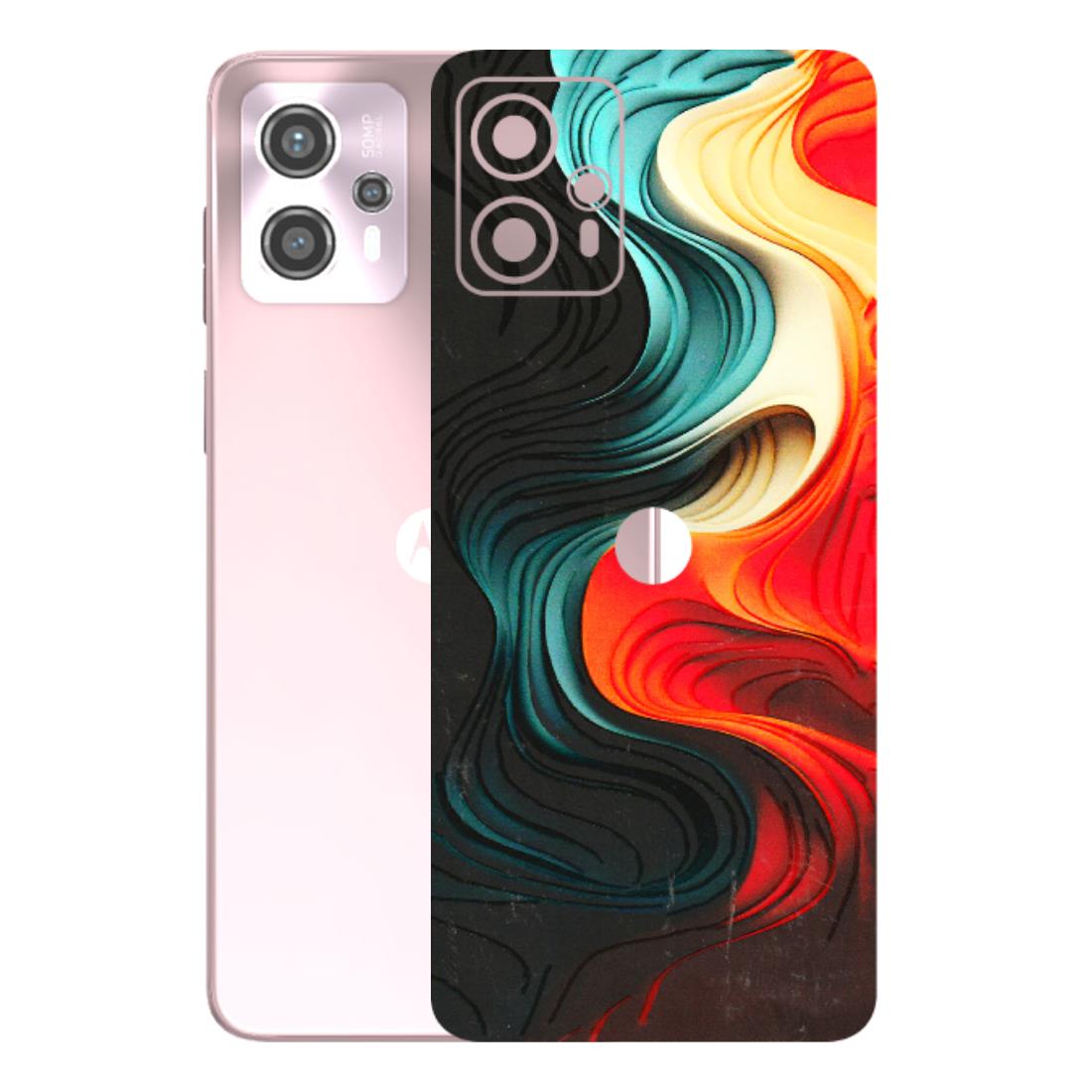 Motorola Phone Skins (All Models) - The Silky Swirl - 3D Embossed Finish (L-240) Motorola G13