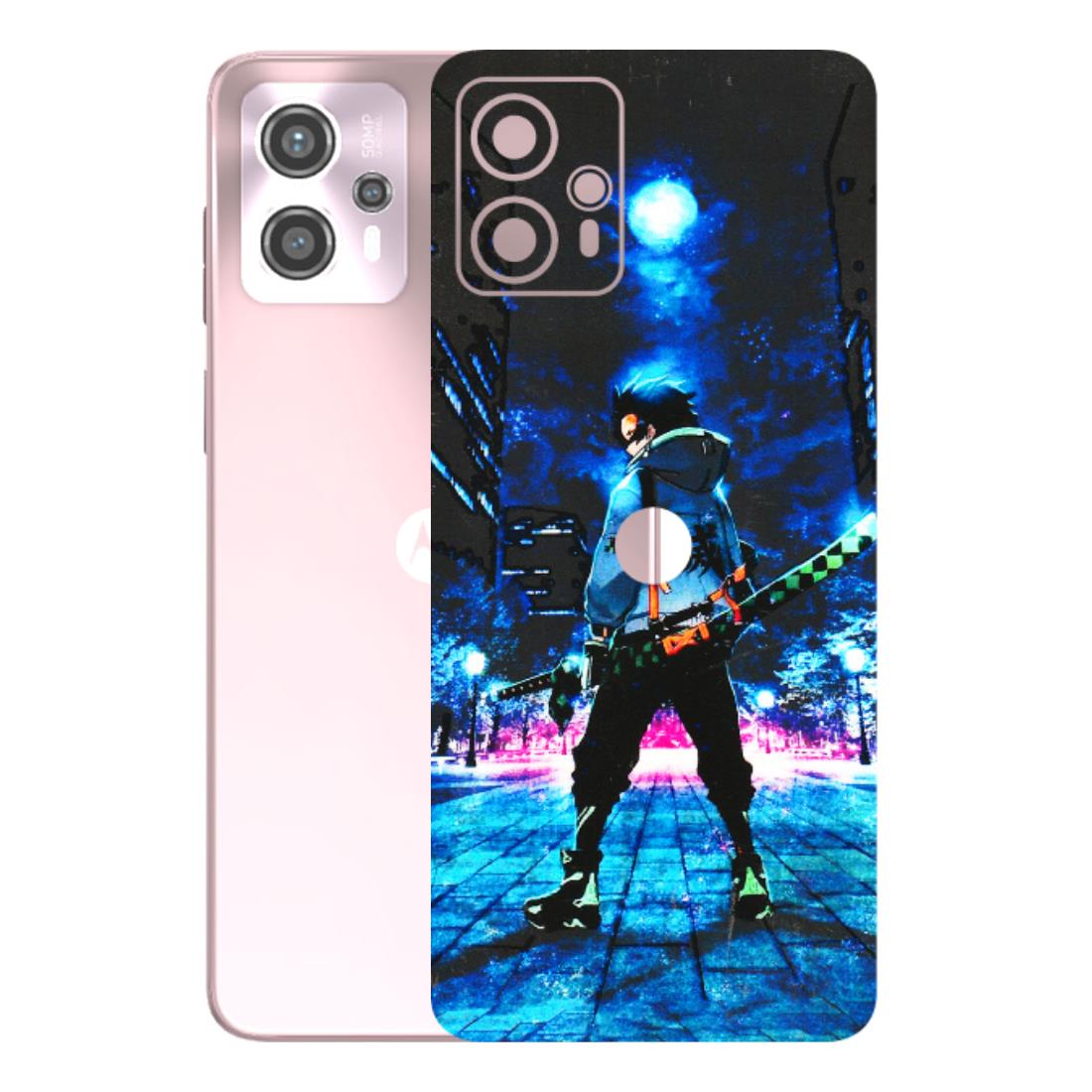 Motorola Phone Skins (All Models) - Demon Slayer Sword - 3D Embossed Finish (L-247) Motorola G13