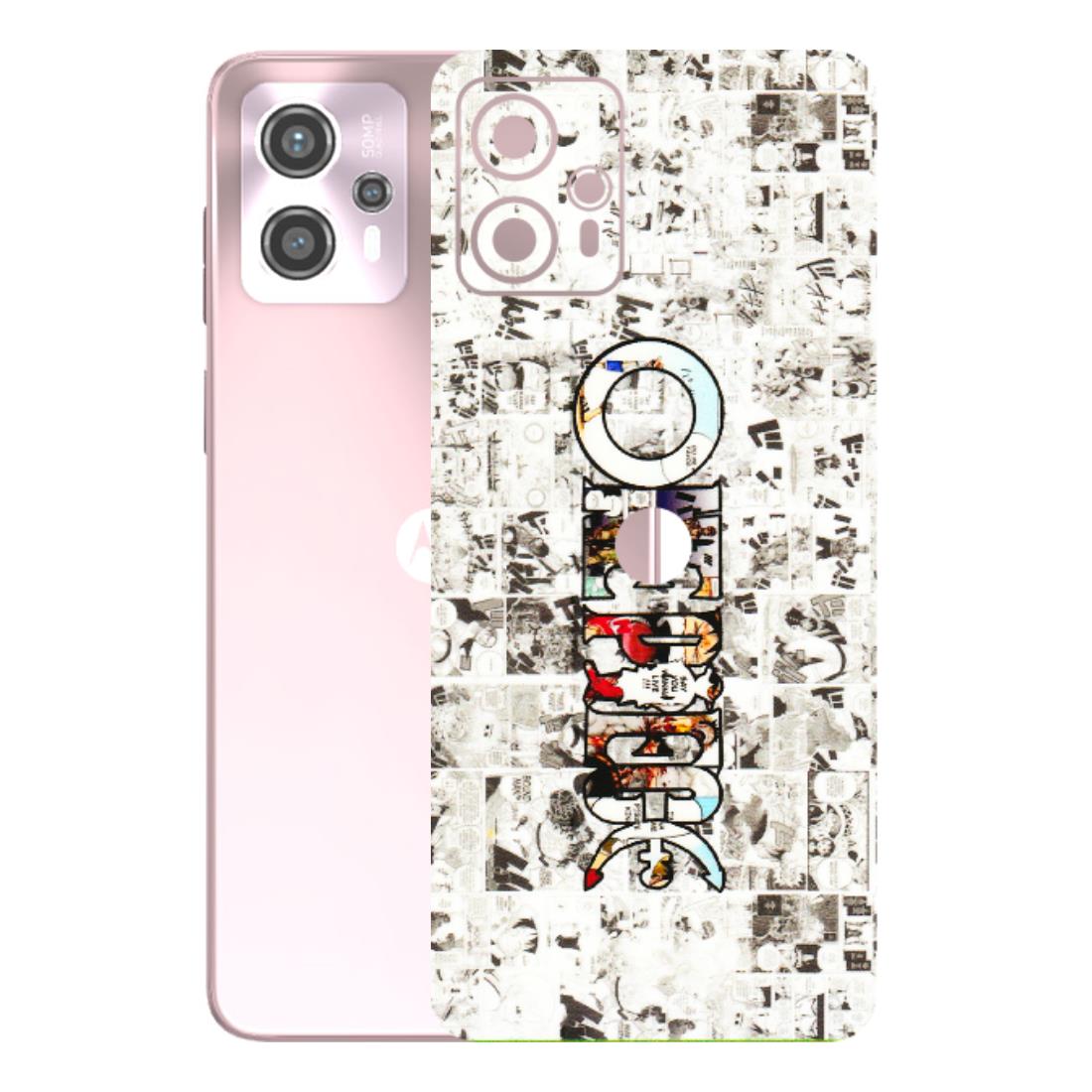 Motorola Phone Skins (All Models) - One Piece Manga - 3D Embossed Finish (L-26) Motorola G13