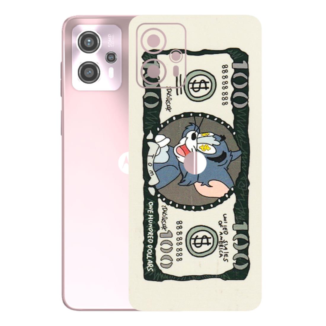 Motorola Phone Skins (All Models) - Tom Hundred Dollar - 3D Embossed Finish (L-324) Motorola G13