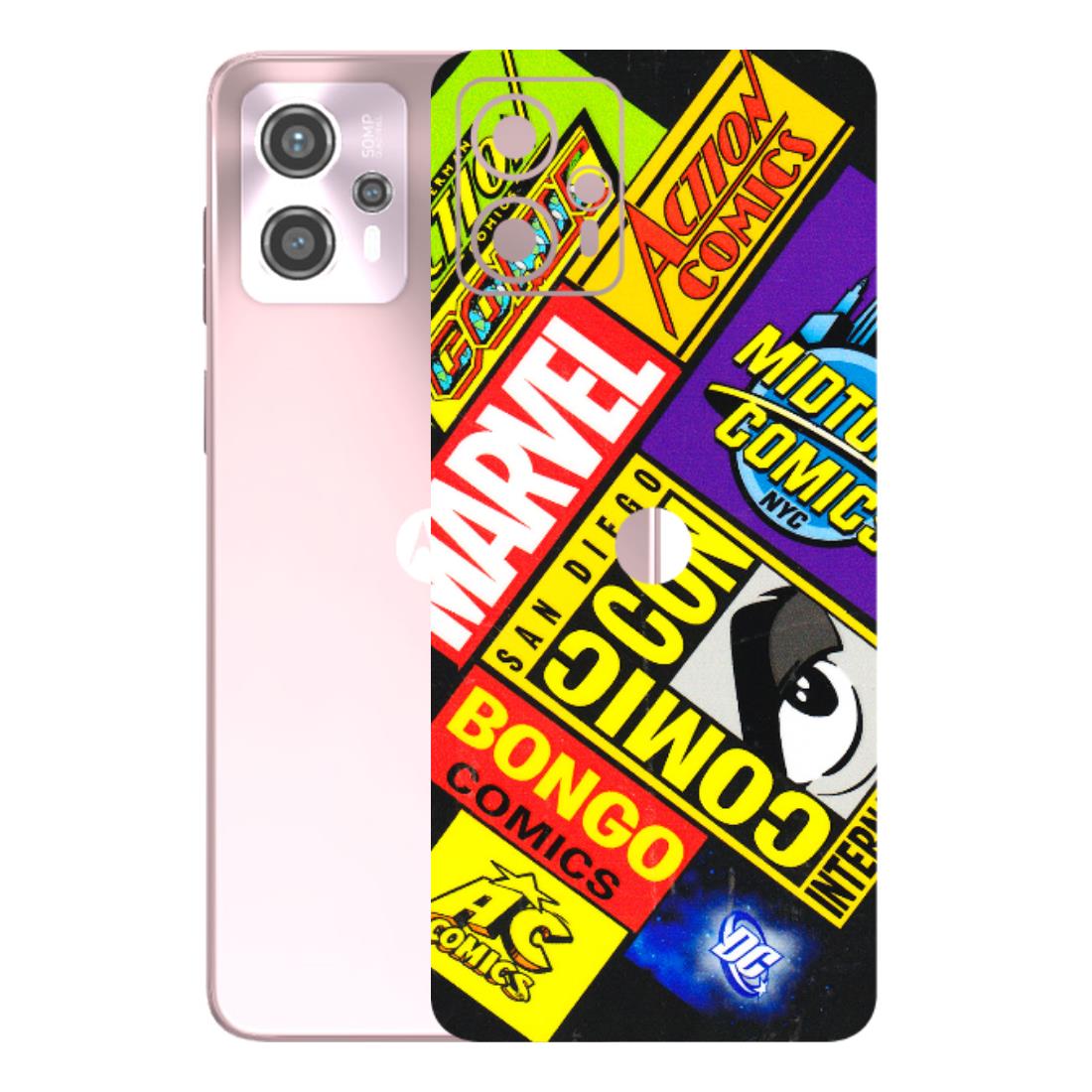 Motorola Phone Skins (All Models) - Bongo Comic Con - 3D Embossed Finish (L-325) Motorola G13