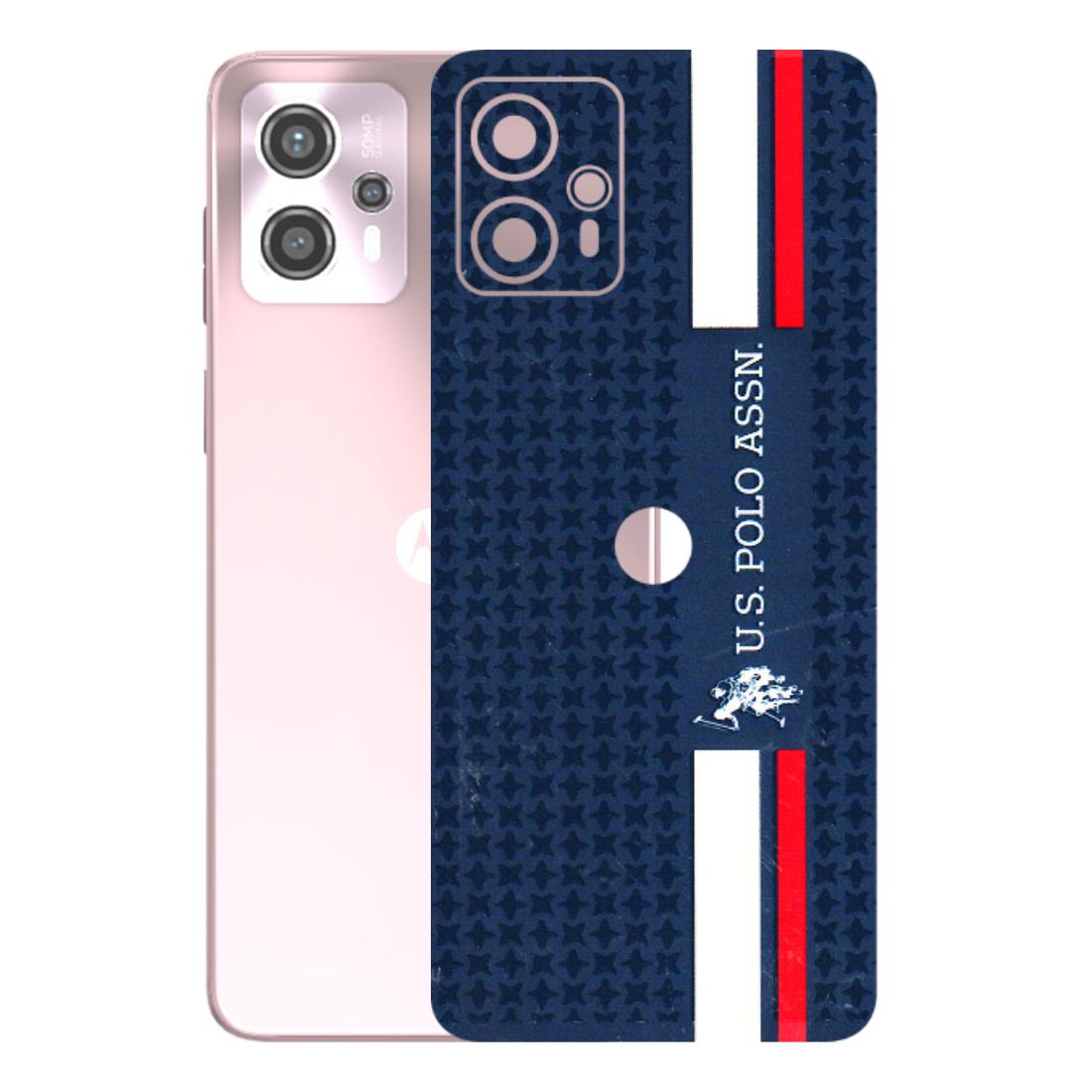 Motorola Phone Skins (All Models) - US POLO Designer Brand - 3D Embossed Finish (L-65) Motorola G13