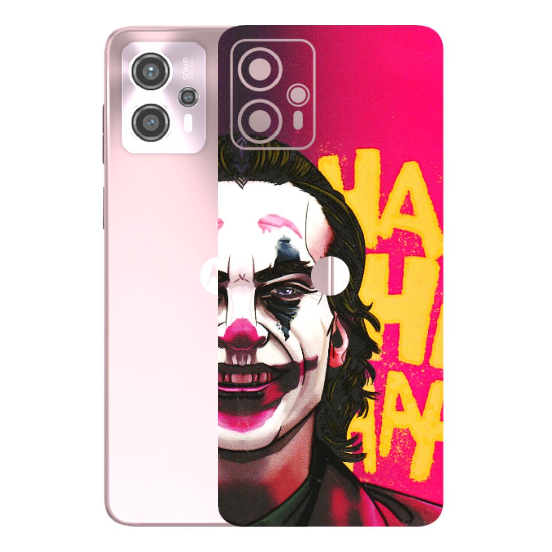 Motorola Phone Skins (All Models) - Joker Evil Laugh - 3D Embossed Finish (L-97) Motorola G13