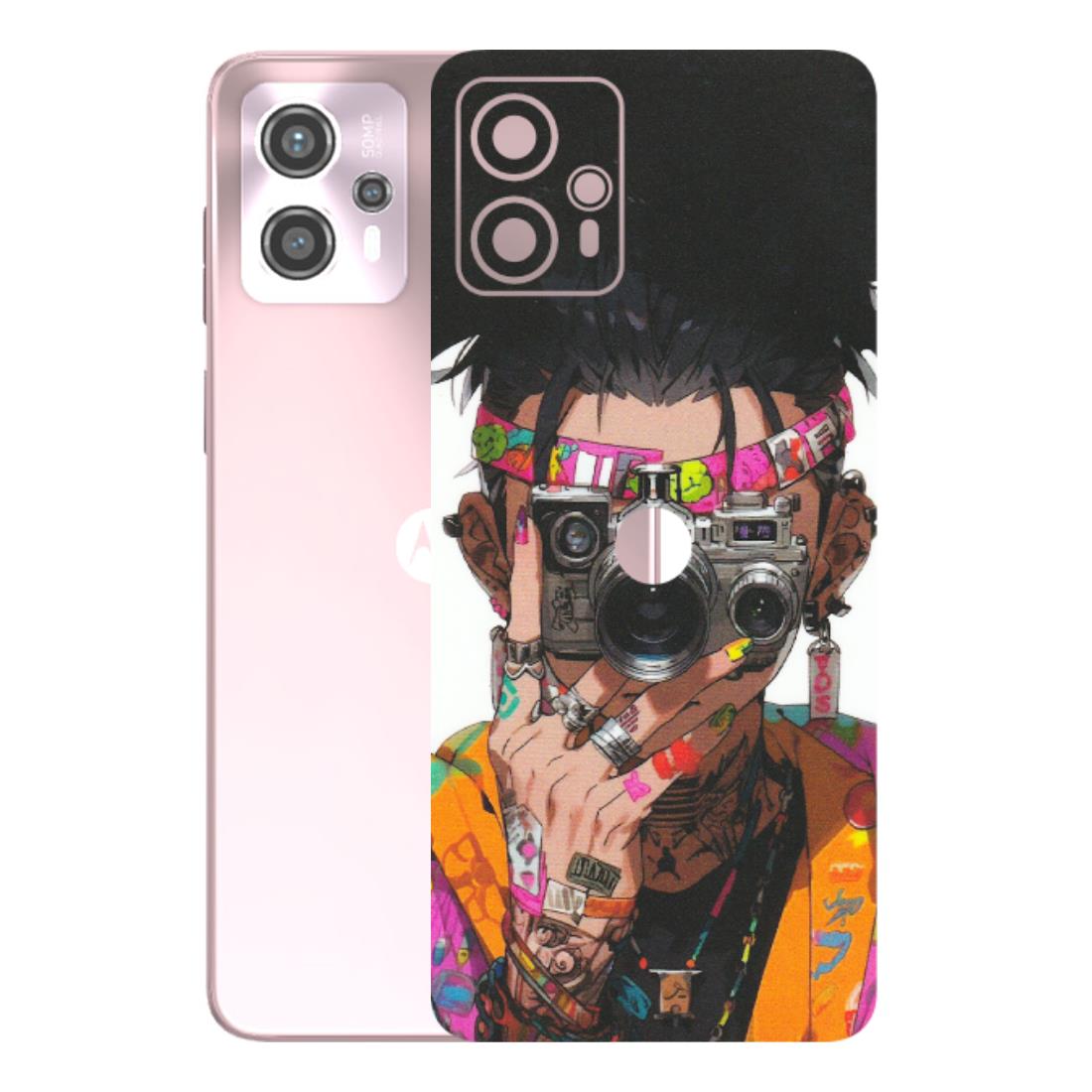 Motorola Phone Skins (All Models) - Camera Lover Girl - Matte Finish (M-09) Motorola G13