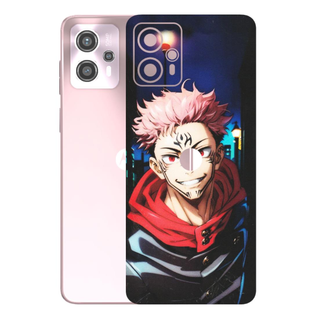 Motorola Phone Skins (All Models) - Yuji Itadori Funny Face Anime - Matte Finish (M-152) Motorola G13
