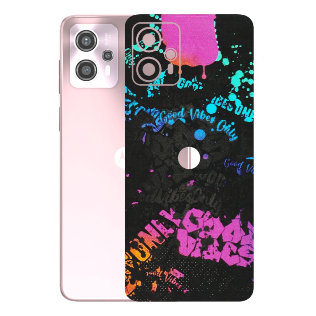 Motorola Phone Skins (All Models) - Majestic Black Vibes - Matte Finish (M-62) Motorola G13