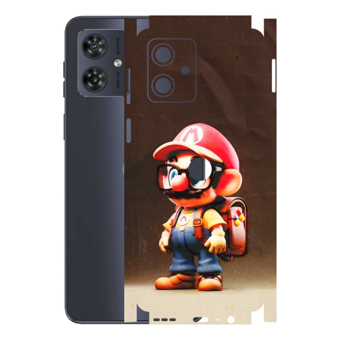 Motorola Phone Skins (All Models) - Little Mario - 3D Embossed Finish (L-119) Motorola G54 (5G)