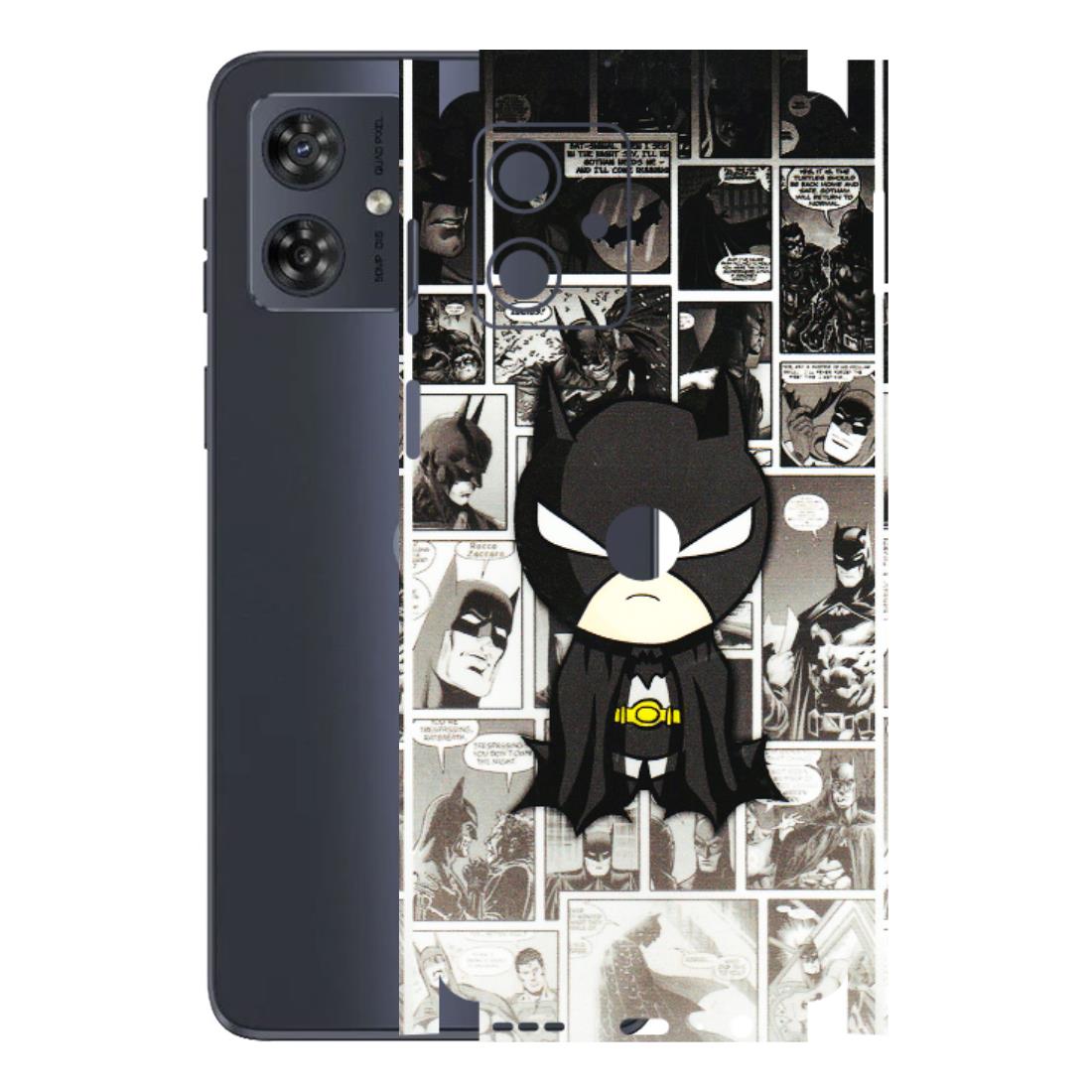 Motorola Phone Skins (All Models) - Toon Batman - 3D Embossed Finish (L-182) Motorola G54 (5G)