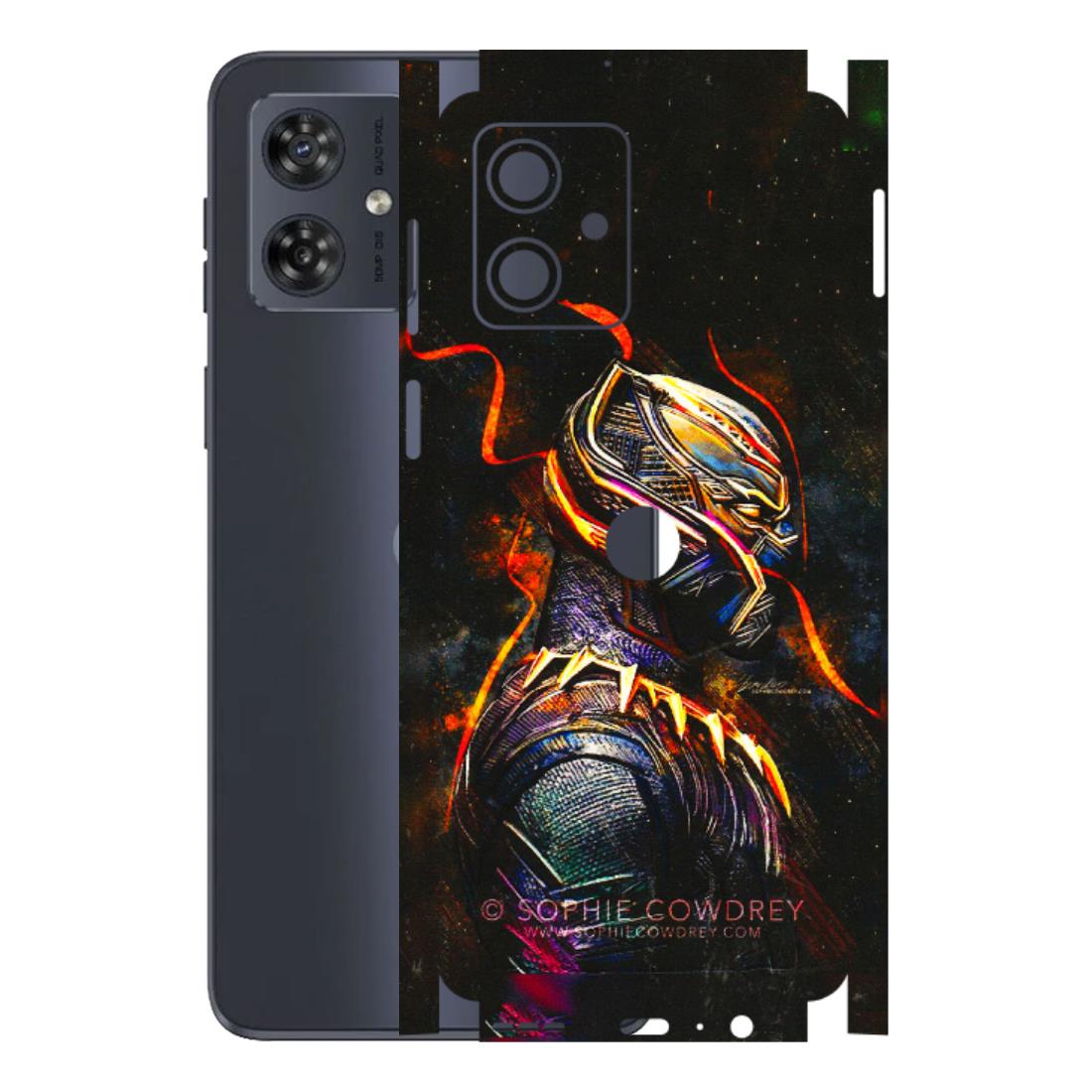 Motorola Phone Skins (All Models) - Black Panther - 3D Embossed Finish (L-190) Motorola G54 (5G)
