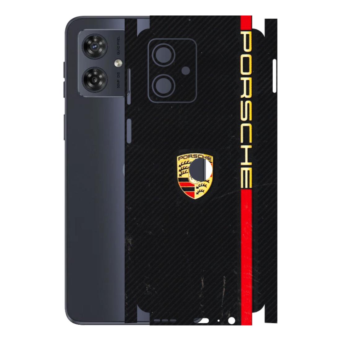 Motorola Phone Skins (All Models) - Premium Porsche - 3D Embossed Finish (L-225) Motorola G54 (5G)