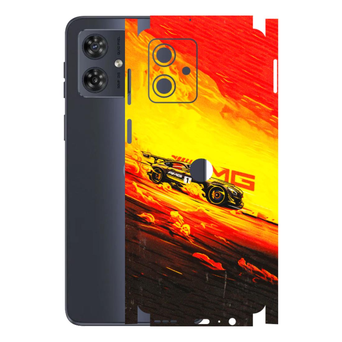 Motorola Phone Skins (All Models) - AMG Car Speed Cover - 3D Embossed Finish (L-256) Motorola G54 (5G)
