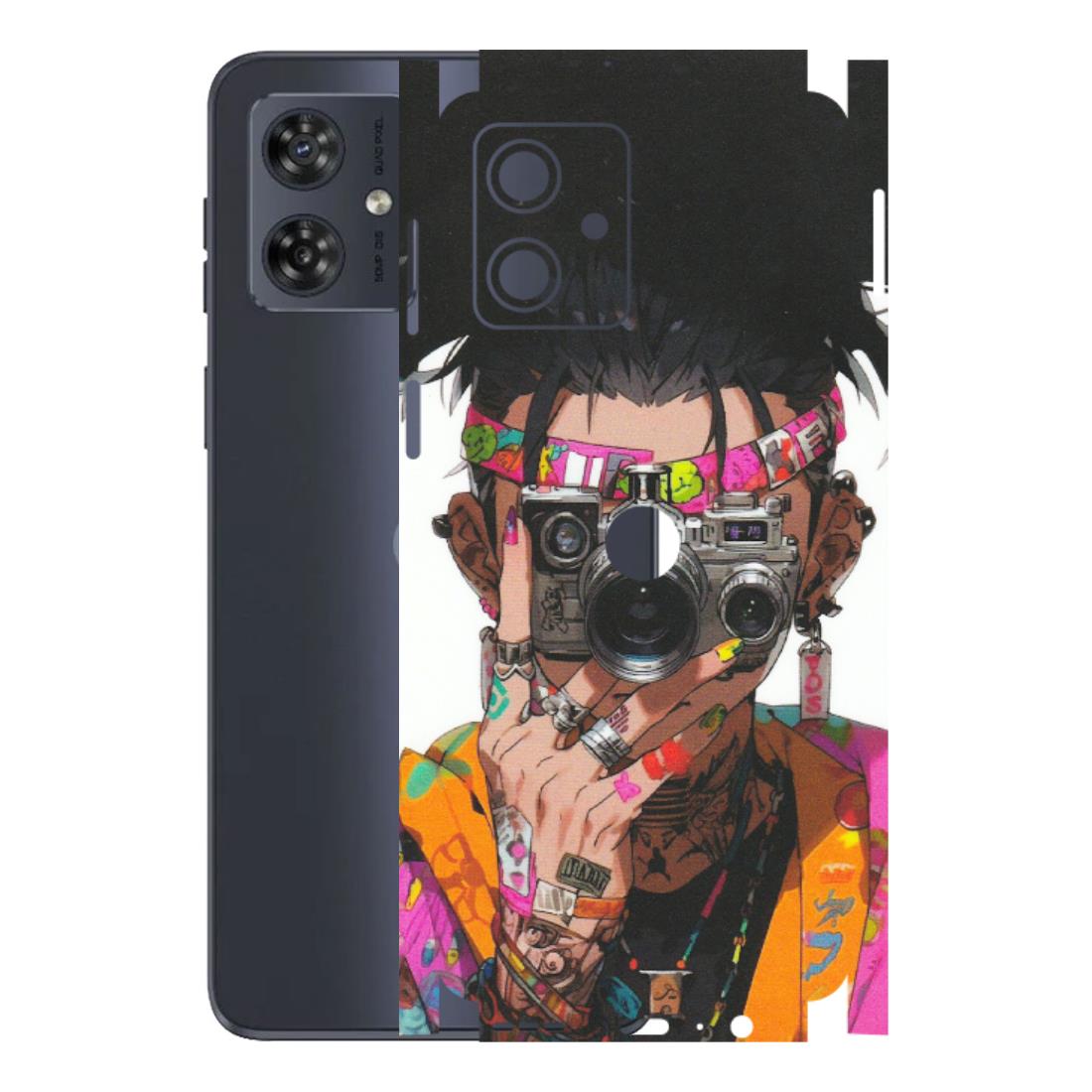 Motorola Phone Skins (All Models) - Camera Lover Girl - Matte Finish (M-09) Motorola G54 (5G)