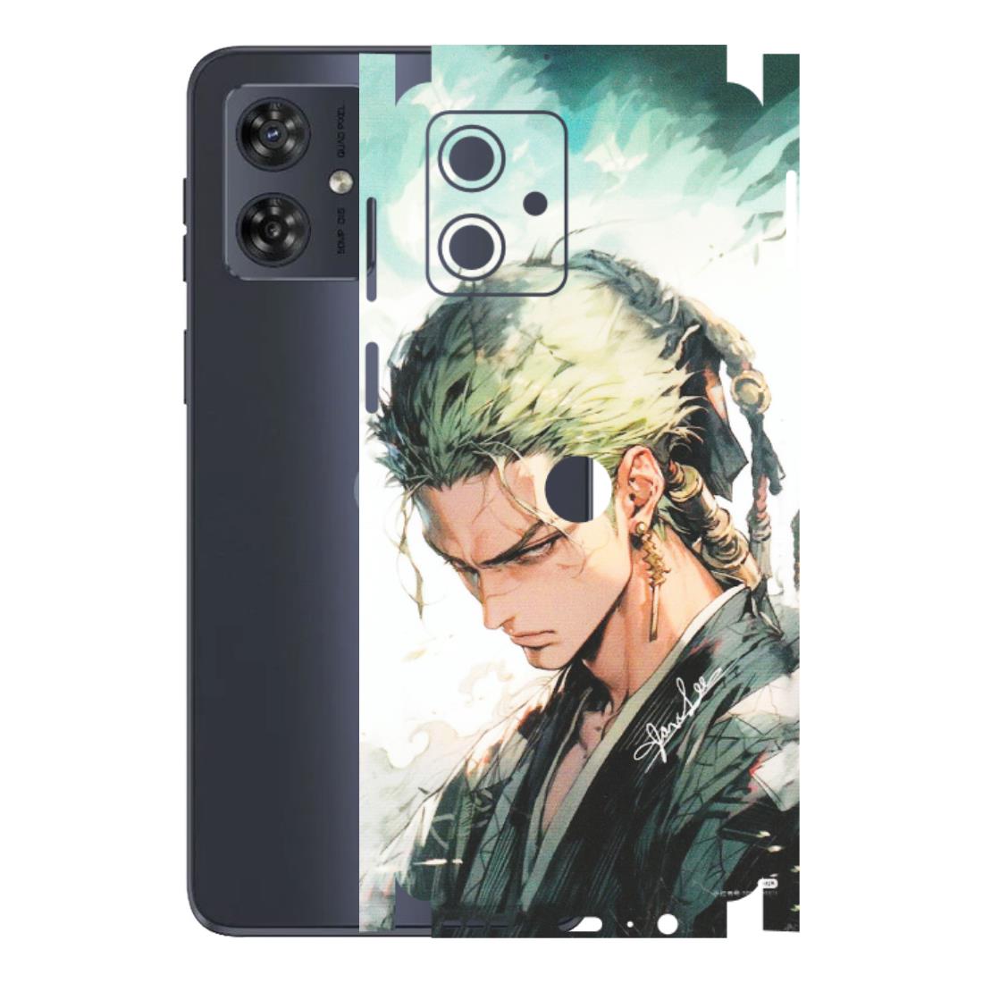 Motorola Phone Skins (All Models) - Pirate Hunter One Piece Anime - Matte Finish (M-157) Motorola G54 (5G)