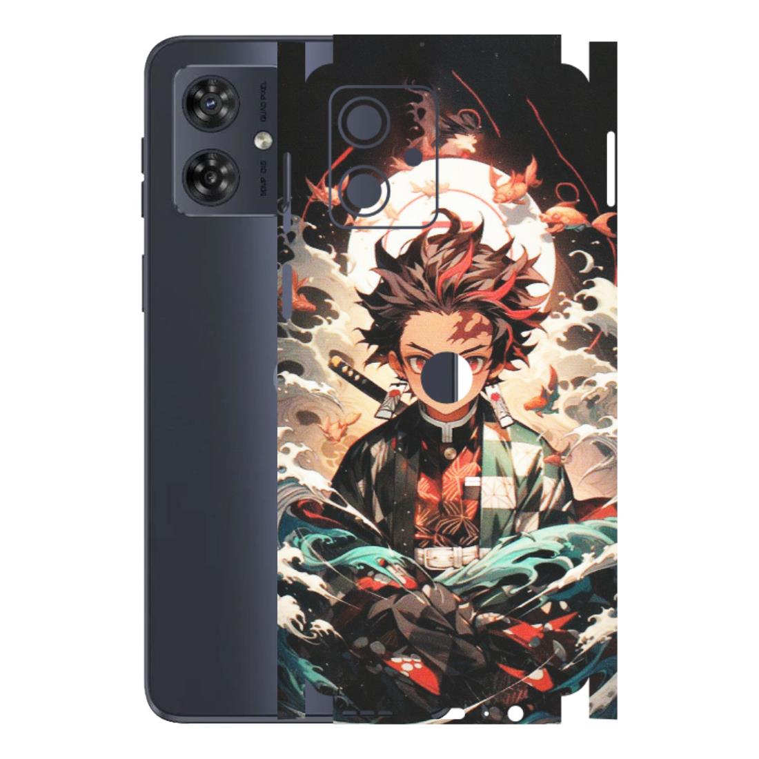 Motorola Phone Skins (All Models) - Tanjiro Demon Slayer Anime - Matte Finish (M-158) Motorola G54 (5G)