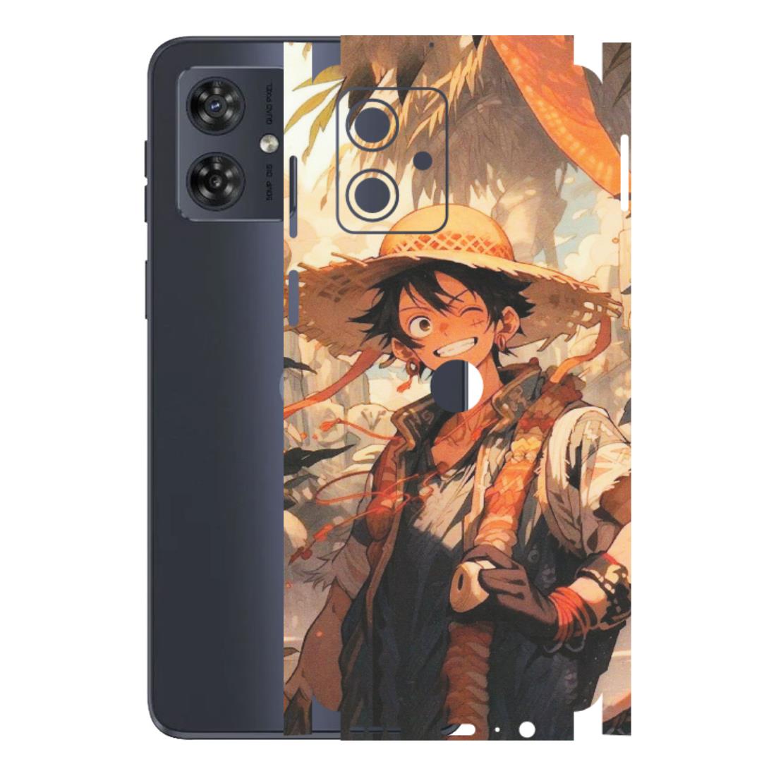 Motorola Phone Skins (All Models) - Anime Character Smile - Matte Finish (M-33) Motorola G54 (5G)