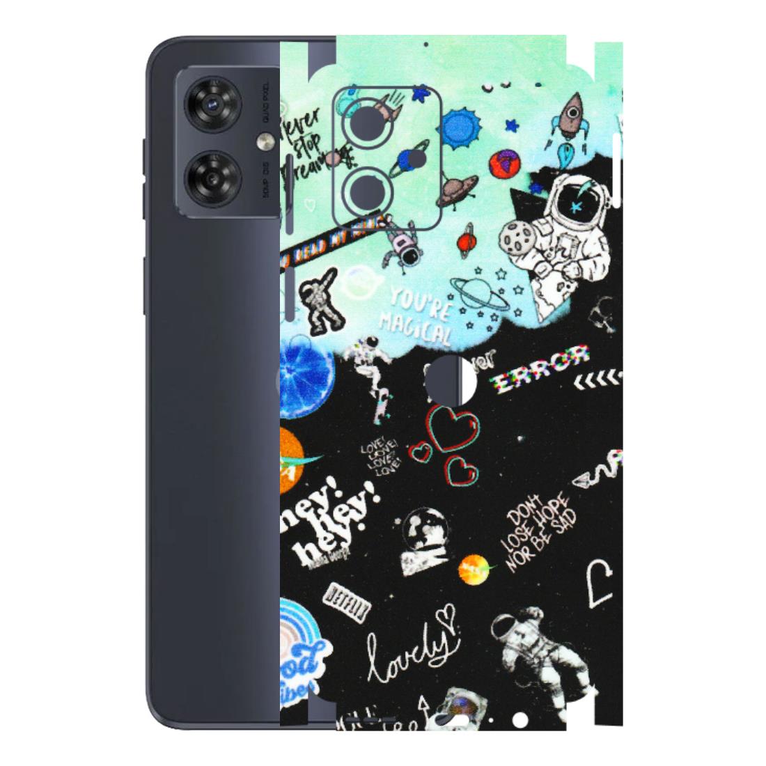 Motorola Phone Skins (All Models) - Living In A Space Dream - Matte Finish (M-46) Motorola G54 (5G)
