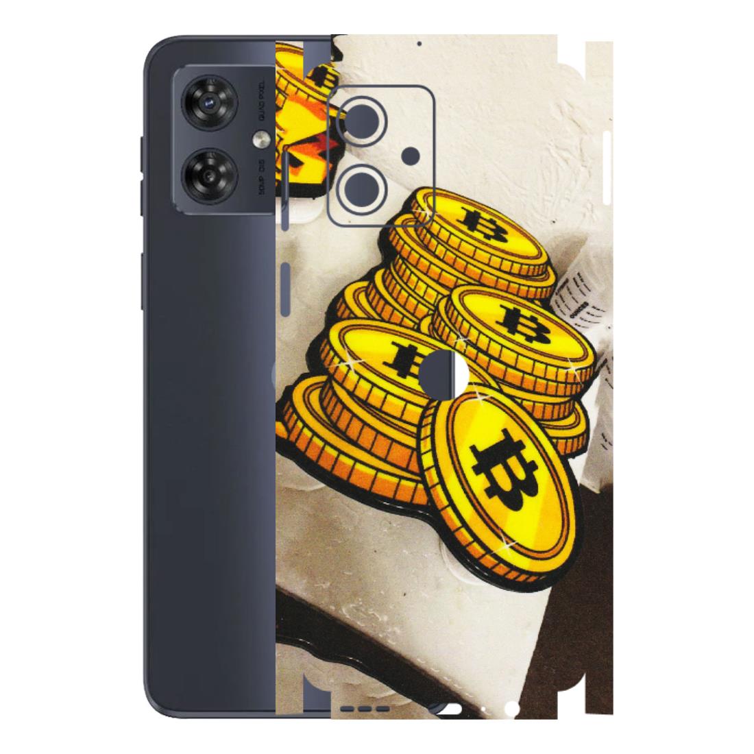 Motorola Phone Skins (All Models) - Billionaire Bitcoin Collection - Matte Finish (M-92) Motorola G54 (5G)