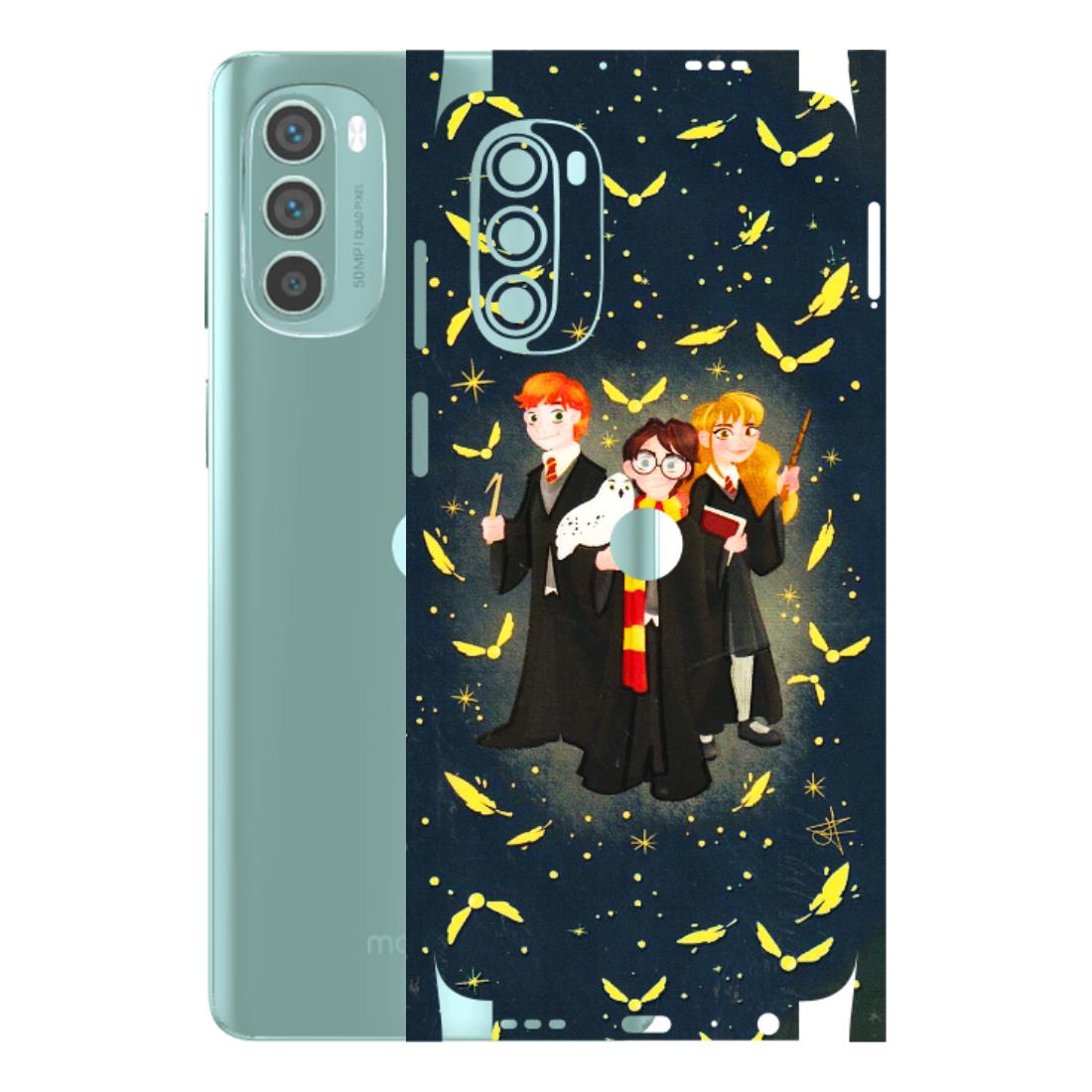 Motorola Phone Skins (All Models) - Harry Potter - 3D Embossed Finish (L-183) Motorola G62 5G -