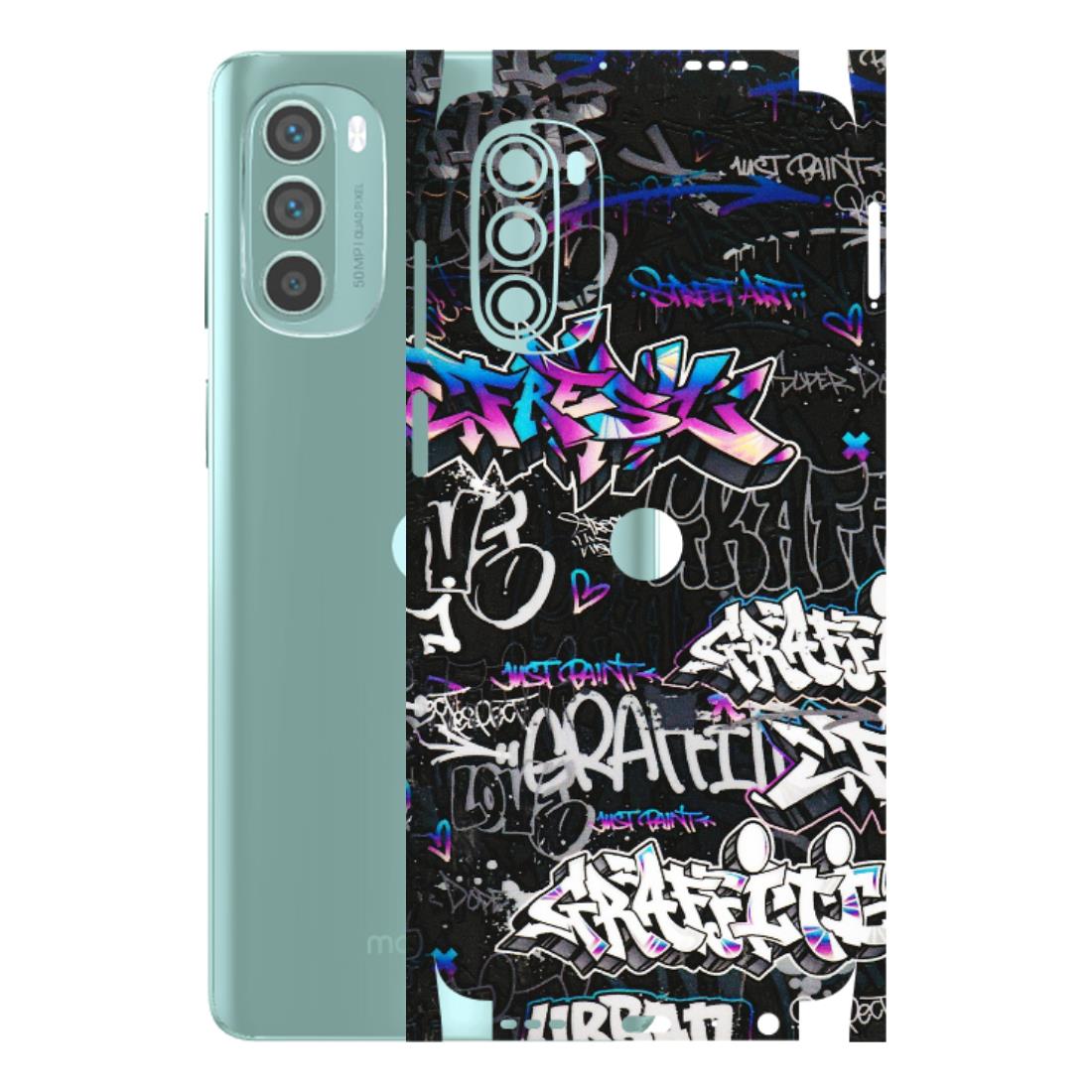Motorola Phone Skins (All Models) - Graffiti Killer - 3D Embossed Finish (L-274) Motorola G62 5G -