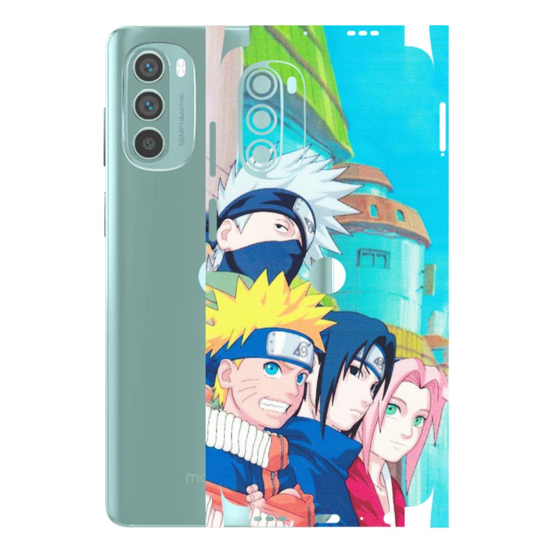 Motorola Phone Skins (All Models) - Team Minato And Kakashi - Matte Finish (M-101) Motorola G62 5G -