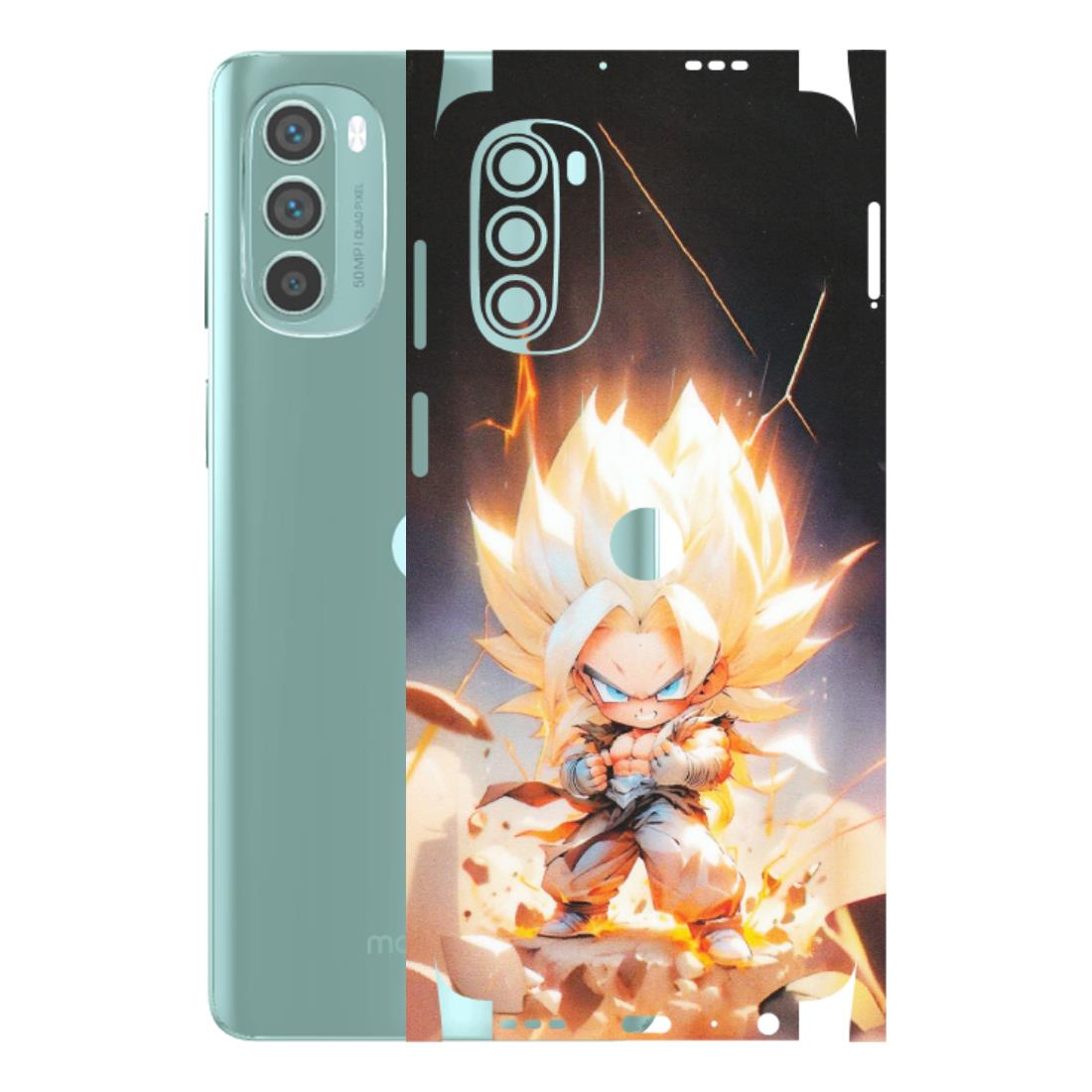 Motorola Phone Skins (All Models) - Goku Dragon Cute Anime - Matte Finish (M-131) Motorola G62 5G -