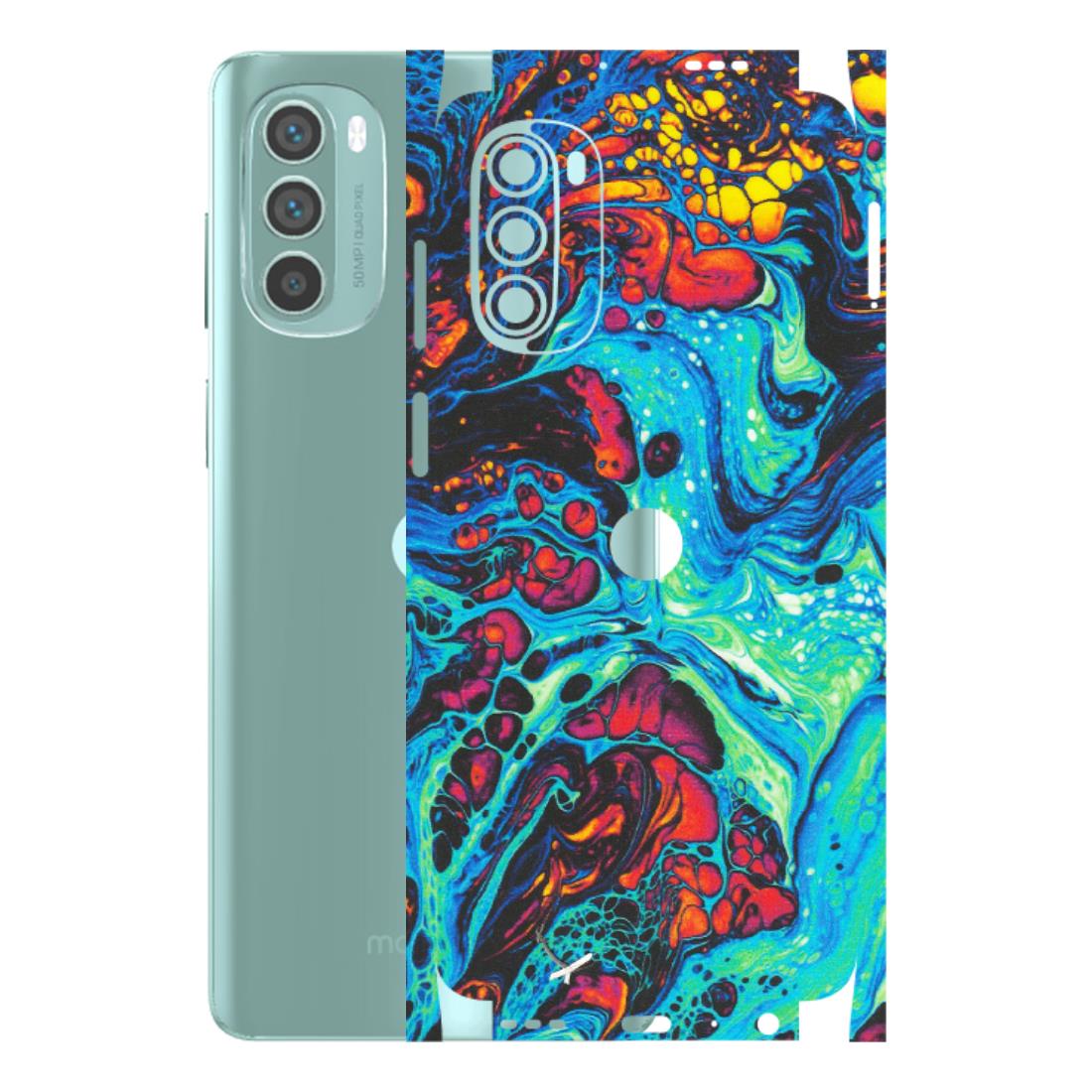 Motorola Phone Skins (All Models) - Majestic Galactic Marbel - Matte Finish (M-85) Motorola G62 5G -