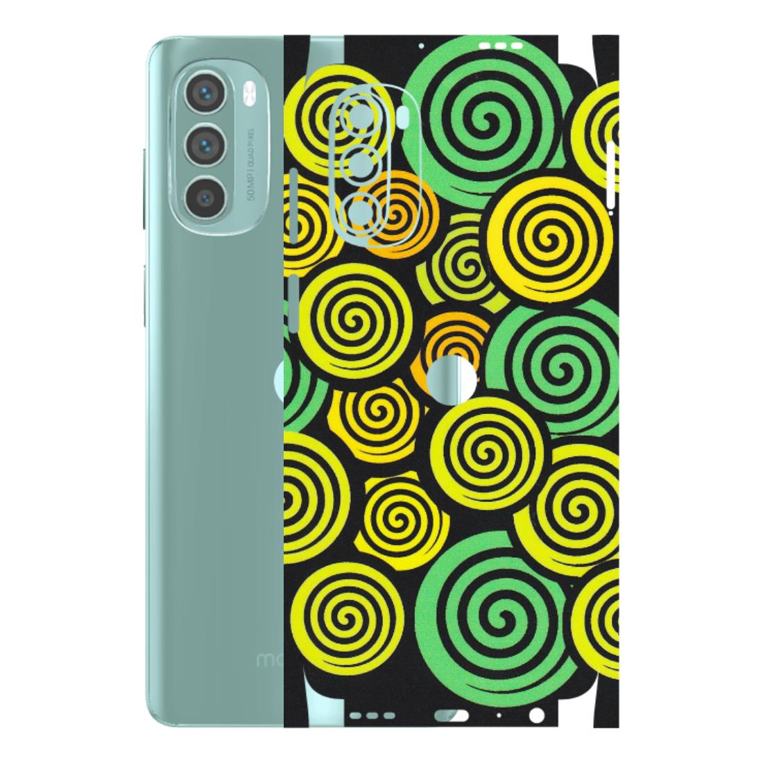 Motorola Phone Skins (All Models) - Crazy Spiral - Matte Finish (M-91) Motorola G62 5G -