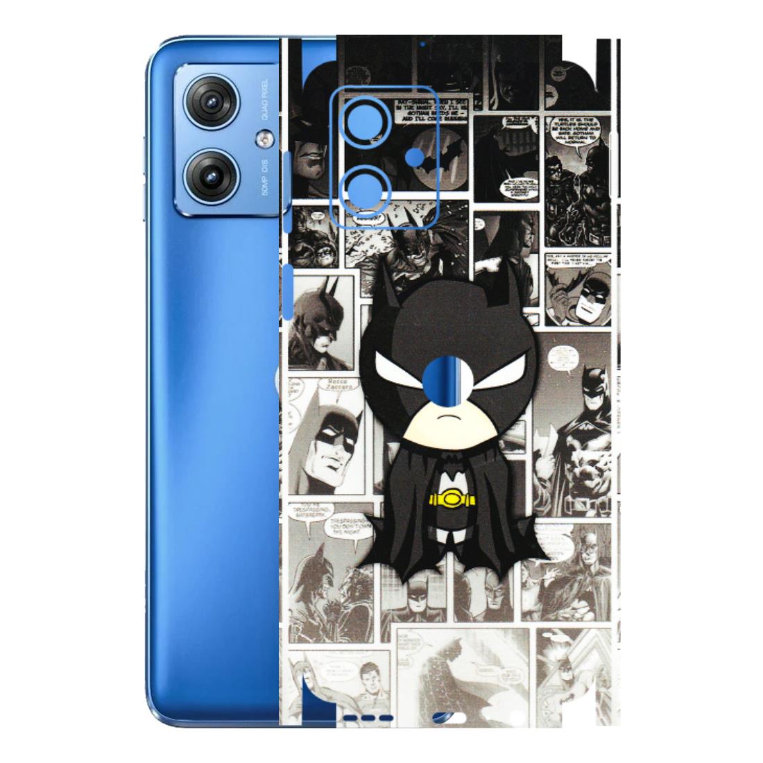 Motorola Phone Skins (All Models) - Toon Batman - 3D Embossed Finish (L-182) Motorola G64 (5G)