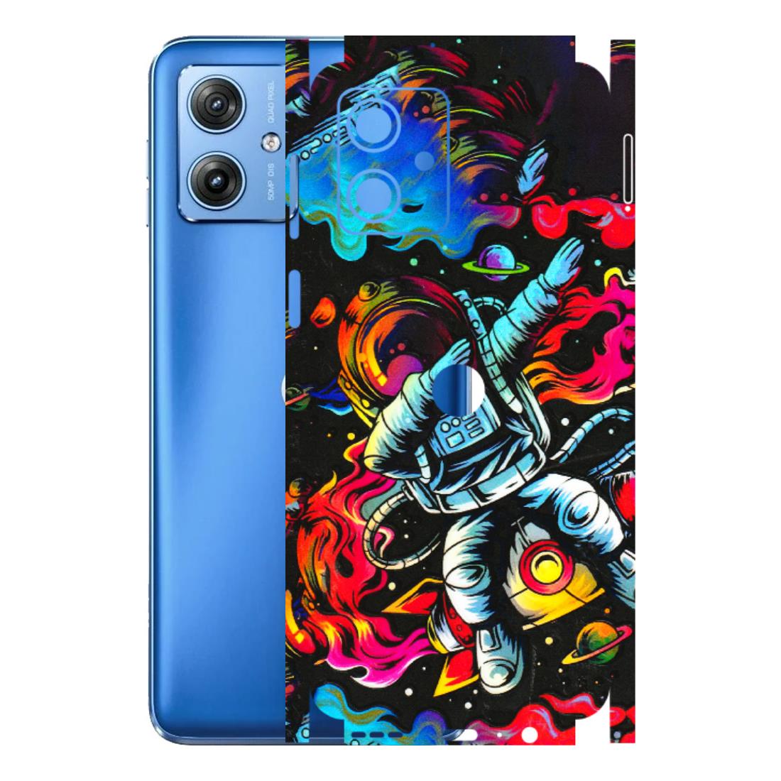 Motorola Phone Skins (All Models) - Astronaut Dope - 3D Embossed Finish (L-191) Motorola G64 (5G)