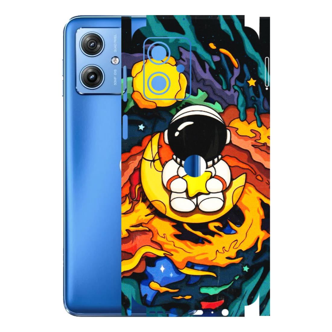 Motorola Phone Skins (All Models) - Baby Astronaut - 3D Embossed Finish (L-197) Motorola G64 (5G)